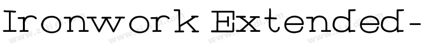 Ironwork Extended字体转换